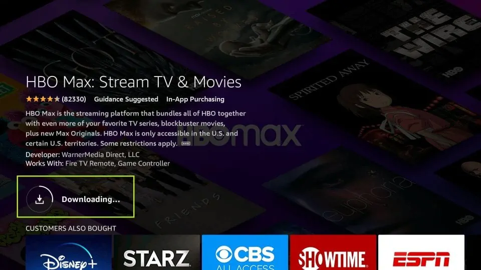 Fire Stick TV HBO